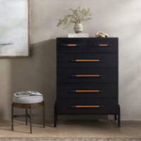 Rosedale 6 Drawer Tall Dresser-Oak Veneer
