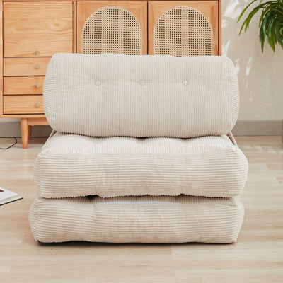 Mjkone Folding Sofa Bed, Convertible Sleeper Chair With Pillow & Back Support, Portable Fold Out Chair Bed, Comfy Floor Sofa Lounge, Lazy Sofa For Liv by Mjkone