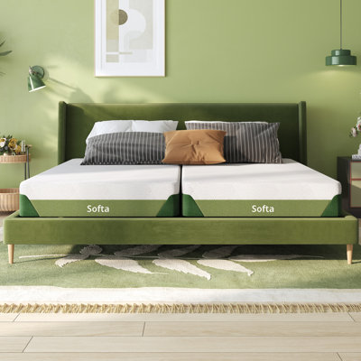 Cooling Gel Memory Foam Mattress with Rayon From Bamboo Cover – Fiberglass-Free, Medium Firm, CertiPUR-US Certified by FunniHomi