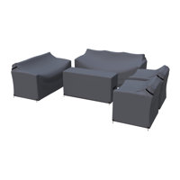 Barrada Rattan Outdoor Sofa Seating Group Cover by Arlmont & Co.