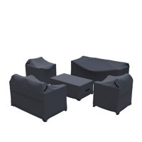 Arnhildur Aluminum Outdoor Seating Group Cover by Arlmont & Co.