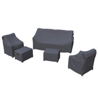 Tuskegee Outdoor Conversation Set Cover For Sofa Seating Group With Cushions by Forever Patio