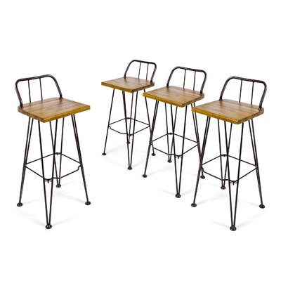30" Patio Bar Stool by 17 Stories