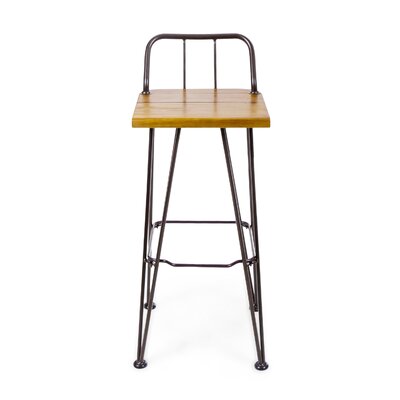 Loya 30" Patio Bar Stool by Union Rustic