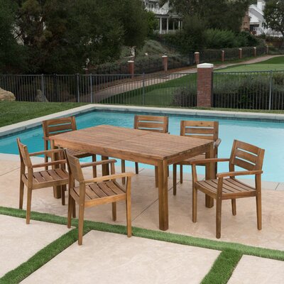 Categoras 7 Piece Extendable Dining Set
