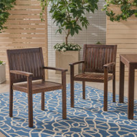 Callis Outdoor Patio Dining Chair by Alcott Hill