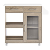 Modway Culinary Kitchen Cart With Spice Rack by Modway