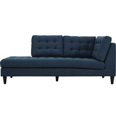 Modway Carson Carrington Humlebaek Upholstered Fabric Chaise by Modway