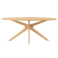 Modway Crossroads 63" Oval Wood Dining Table by Modway