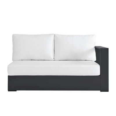 Modway Tahoe Outdoor Patio Powder-Coated Aluminum Modular Left-Facing Loveseat by Modway