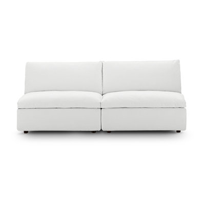 Commix Down Filled Overstuffed 2-Piece Armless Sectional Loveseat by Modway