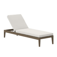 Northlake Outdoor Patio Teak Chaise Lounge