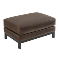 Roscoe Vegan Leather Ottoman by Modway