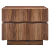 Isola 2 Drawer Nightstand In Walnut by Modway