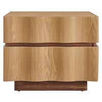 Isola 2 Drawer Nightstand In Walnut by Modway