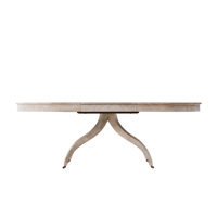Composition Extendable Solid Wood Dining Table by Theodore Alexander