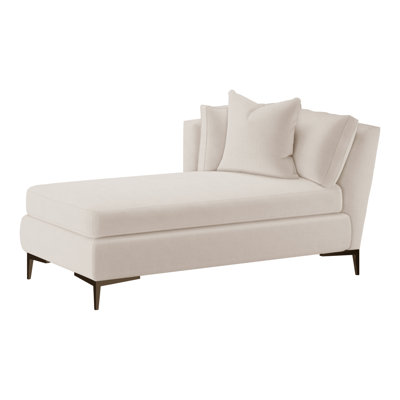 Aiden Upholstered Chaise Lounge by Theodore Alexander