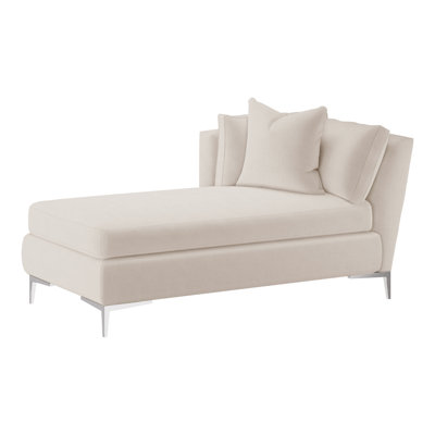 Aiden Upholstered Chaise Lounge by Theodore Alexander