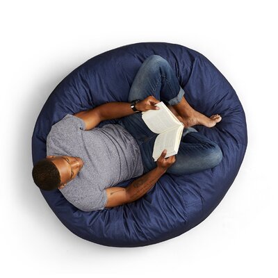 Big Joe Oversized Foam Filled Bean Bag Chair with Soft Removable Cover by Big Joe