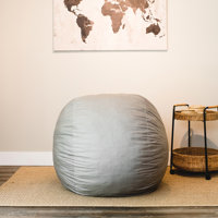 Big Joe Foam Filled Bean Bag Chair with Soft Removeable Cover by Big Joe