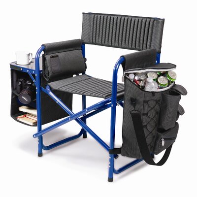 Outdoor Furniture Fusion Camping Chair with Side Table and Soft Cooler by ONIVA