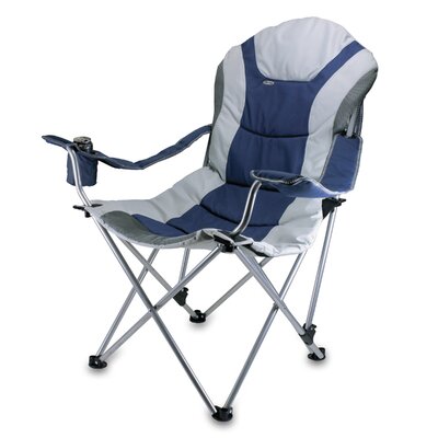 Reclining Camp Chair - Beach Chair for Adults - Sports Chair with Carry Bag Manuel by Arlmont & Co.