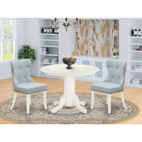 2Â - Person Solid Wood Dining Set by East West Furniture