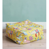 Hullabaloo 24" Wide Square Pouf Ottoman by Eastern Accents