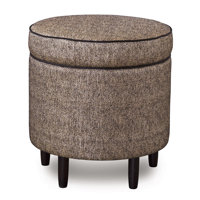 Roxanne Speckle Shoe Storage Ottoman by Eastern Accents