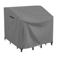 Patio Bar Set Cover, 41 Inch Waterproof Outdoor Wicker Bar Table Cover by Arlmont & Co.