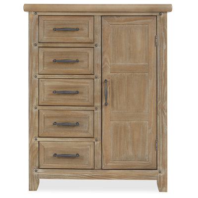Solid Wood 1 - Door Accent Cabinet by Evolur