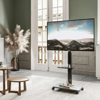 Abbing Floor Stand for 32-70 inch TV, Height Adjustment