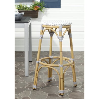 Goldmann 30" Patio Bar Stool by Breakwater Bay