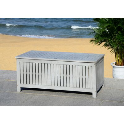 Abri Water Resistant Eucalyptus Deck Box by Safavieh