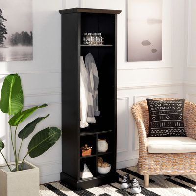 Becki 6 Shelf 2 Hook Bottom Storage Hall Tree by Lark Manor