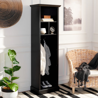 Bergthold 4 Shelf 2 Hook Top Storage Hall Tree by Lark Manor