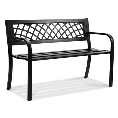 Metal Outdoor Bench by VEVOR