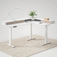 Triple Motor Height Adjustable Standing Desk by FEZIBO