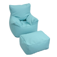 Cozy Chair and Ottoman by Children