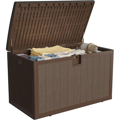 130 Gallon Outdoor Waterproof Storage Box, Outdoor Storage Boxes by gaomon