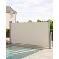 71"x138" Retractable Side Awning for Patio, Retractable Privacy Screen Protection Awning, Waterproof & UV-Resistant Folding Privacy Divider, for Patio by gaomon