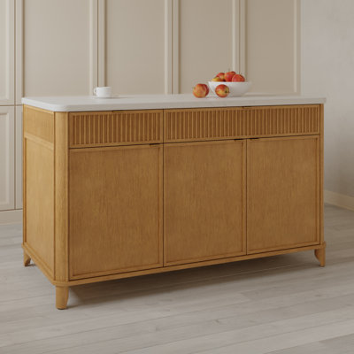 Kathryne Kitchen Island 60" Countertop by Highbury Furnishings