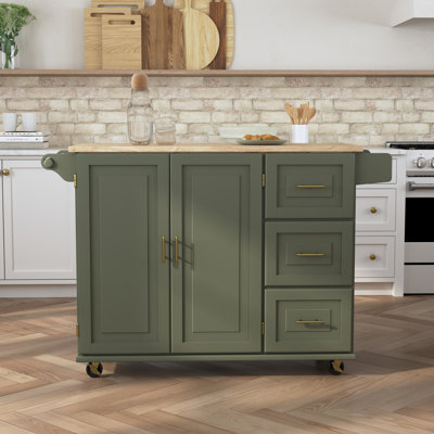 Arlonda Kitchen Cart by Lark Manor