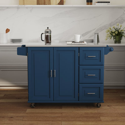 Arlonda Kitchen Cart by Lark Manor