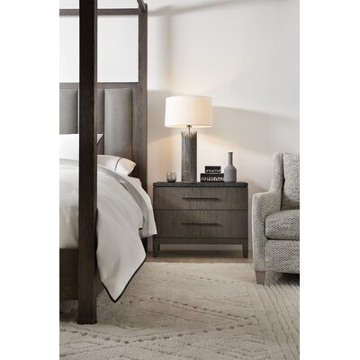 Kinnaird Stone Top Nightstand by Union Rustic