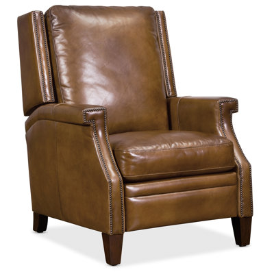Chantelle 30.25" Wide Leather Manual Standard Recliner by Birch Lane