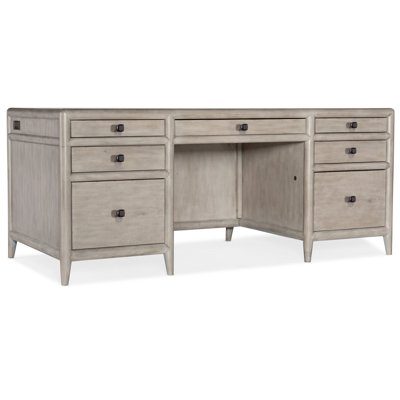 Burnham Solid Wood Executive Desk by Hooker Furniture
