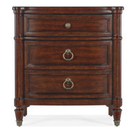 Charleston Solid + Manufactured Wood Nightstand by Hooker Furniture