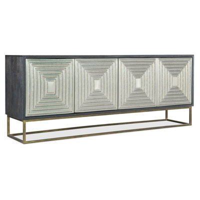 Commerce and Market Dimensions Credenza 80" Wide 4 - Door Accent Cabinet by Hooker Furniture