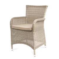 Stafani Patio Dining Chair with Cushion by Red Barrel Studio
